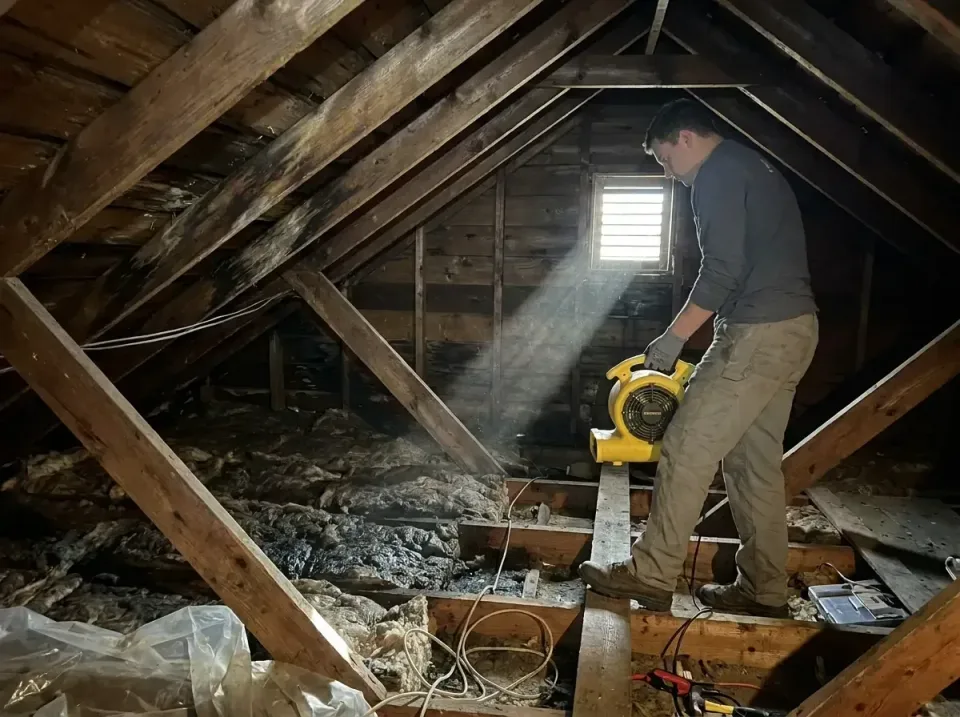attic-water-damage-drying-proc-007 — frequently asked questions, Emergency Water Extraction & 24/7 Flood Response in Oliver,…
